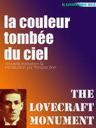 Couverture du livre « La couleur tombée du ciel » de Howard Phillips Lovecraft aux éditions The Lovecraft Monument