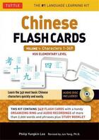 Couverture du livre « Chinese flash cards kit volume 1 » de Yuingkin aux éditions Tuttle