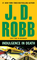 Couverture du livre « Indulgence in Death » de J.D. Robb aux éditions Penguin Group Us