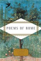 Couverture du livre « Poems of Rome » de Karl Kirchwey aux éditions Random House Uk