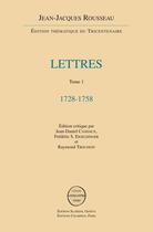 Couverture du livre « Oeuvres complètes t. 18 à 24 ; lettres » de Jean-Jacques Rousseau aux éditions Slatkine