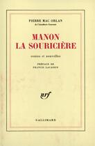 Couverture du livre « Manon la souriciere » de Mac Orlan/Lacassin aux éditions Gallimard