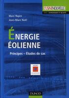 Couverture du livre « L'énergie éolienne ; principes, études de cas » de Marc Rapin et Jean-Marc Noel aux éditions Dunod
