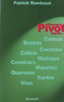 Couverture du livre « Bernard Pivot reçoit... » de Patrick Rambaud aux éditions Grasset Et Fasquelle