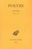 Couverture du livre « Histoires Tome 8 ; livre 10-11 » de Polybe aux éditions Belles Lettres