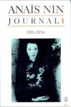 Couverture du livre « Journal, 1931-1934 » de Nin-A aux éditions Le Livre De Poche