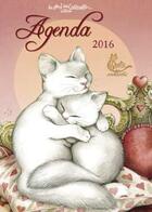 Couverture du livre « Agenda 2016 ; les chats enchantés » de Severine Pineaux aux éditions Au Bord Des Continents