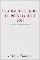 Couverture du livre « Le prix Daudet » de Vladimir Volkoff aux éditions L'age D'homme
