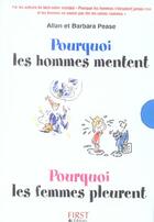 Couverture du livre « Pourquoi les hommes, coffret 2 (2 titres) edition 2004 (édition 2004) » de Pease aux éditions First