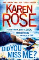 Couverture du livre « Did You Miss Me? (The Baltimore Series Book 3) » de Karen Rose aux éditions Epagine