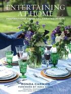 Couverture du livre « Entertaining at home » de  aux éditions Rizzoli