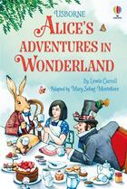 Couverture du livre « Alice in Wonderland » de Mary Sebag-Montefiore et Fran Parreno aux éditions Usborne