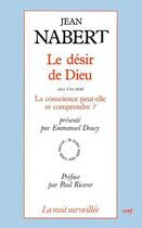 Couverture du livre « Le désir de Dieu » de Jean Nabert aux éditions Cerf