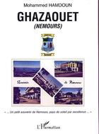 Couverture du livre « Ghazaouet (Nemours) » de Mohamed Hamdoun aux éditions Editions L'harmattan