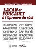 Couverture du livre « Lacan et Foucault à l'épreuve du réel » de Joel Birman et Christian Hoffmann aux éditions Langage