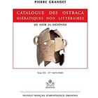 Couverture du livre « Catalogue des ostraca hiératiques non littéraires, tome XII » de Pierre Grandet aux éditions Ifao