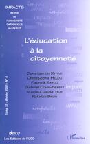 Couverture du livre « L education a la citoyennete - vol04 - tome 35 » de  aux éditions L'harmattan