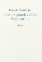 Couverture du livre « REVUE FARIO » de Inigo De Satrustegui aux éditions Fario