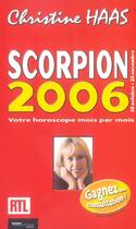 Couverture du livre « Scorpion » de Christine Haas aux éditions Hors Collection