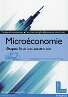 Couverture du livre « Microéconomie ; risque, finance, assurance » de Franck Bien et Thomas Lanzi aux éditions Pearson