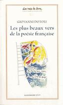 Couverture du livre « Les plus beaux vers de la poésie française » de Giovanni Dotoli aux éditions Alain Baudry Et Compagnie