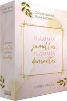 Couverture du livre « Flammes jumelles, flammes dansantes : Cartes oracle » de Coralie Savoia aux éditions Exergue