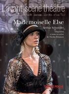Couverture du livre « Mademoiselle else » de Arthur Schnitzler aux éditions Avant-scene Theatre