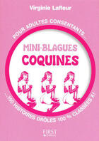 Couverture du livre « Mini-blagues coquines » de Virginie Lafleur aux éditions First