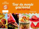 Couverture du livre « Tour du monde gourmand sauce Sud-Ouest » de Sabine Amadieu aux éditions La Musardiere