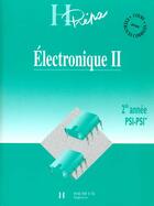 Couverture du livre « Electronique Deuxieme Annee Psi T.2 » de Jean-Marie Brebec aux éditions Hachette Education