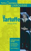 Couverture du livre « Le tartuffe » de Moliere aux éditions Larousse