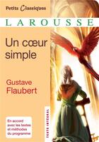 Couverture du livre « Un coeur simple » de Gustave Flaubert aux éditions Larousse