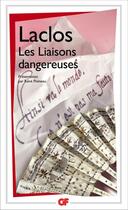 Couverture du livre « Les liaisons dangereuses » de Pierre Choderlos De Laclos aux éditions Flammarion