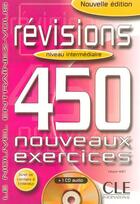 Couverture du livre « Revisions 450 intermediaire + cd audio » de Huet-Ogle Celyne aux éditions Cle International