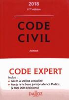 Couverture du livre « Code civil (édition 2018) » de  aux éditions Dalloz