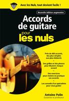 Couverture du livre « Accords de guitare pour les nuls » de Antoine Polin aux éditions First