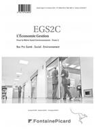 Couverture du livre « Corrige Eco Gestion Bac Pro Filiere Sante Environnement Tome 2 » de Bizery-David... aux éditions Fontaine Picard