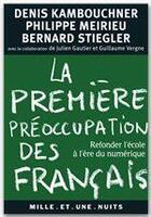 Couverture du livre « L'école, le numérique et la société qui vient » de Kambouchner et Meirieu aux éditions Fayard/mille Et Une Nuits