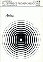 Couverture du livre « Autre, éducation impossible... réflexion critique sur une pratique éducative » de Pierre Duc et Jose Oberson et Alain Boss aux éditions Ies