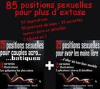 Couverture du livre « 85 positions sexuelles pour plus d'extase » de Lea Delathier aux éditions Editions Eslaria