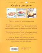 Couverture du livre « Cuisine Bretonne » de Elisa Vergne aux éditions Hachette Pratique