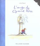 Couverture du livre « L'ange de grand-pere » de Jutta Bauer aux éditions Gallimard-jeunesse