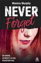 Couverture du livre « Never forget » de Monica Murphy aux éditions Harlequin