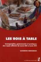 Couverture du livre « Rois a table » de Krikorian S aux éditions Pu De Provence