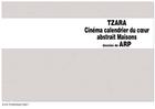 Couverture du livre « Cinema calendrier du coeur abstrait maisons » de Tristan Tzara aux éditions Dilecta