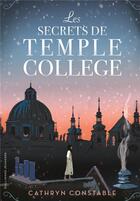 Couverture du livre « Les secrets de Temple college » de Cathryn Constable aux éditions Gallimard-jeunesse
