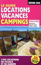 Couverture du livre « Le guide location vacances camping (édition 2020) » de Duparc Martine aux éditions Regicamp