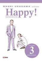 Couverture du livre « Happy ! édition de luxe Tome 3 : again and again » de Naoki Urasawa aux éditions Panini