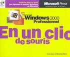 Couverture du livre « Microsoft windows 2000 professionnel » de Jerry Joyce et Marianne Moon aux éditions Microsoft Press
