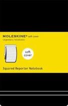 Couverture du livre « Bloc notes quadrillé grand format ; couverture souple noir » de Moleskine aux éditions Moleskine Papet
